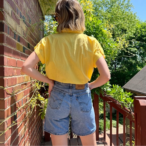 Vintage Dolman Sleeve Button Down Blouse - Picture 3 of 6